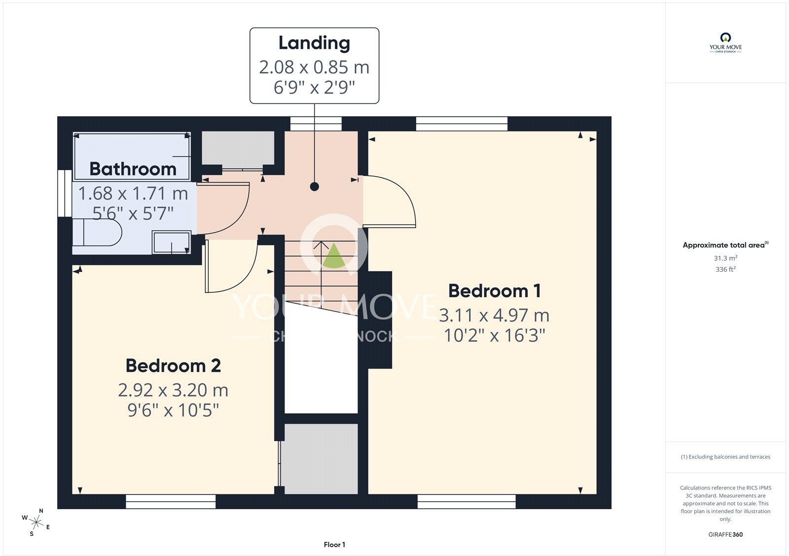 North View, Whickham, NE16 floorplan