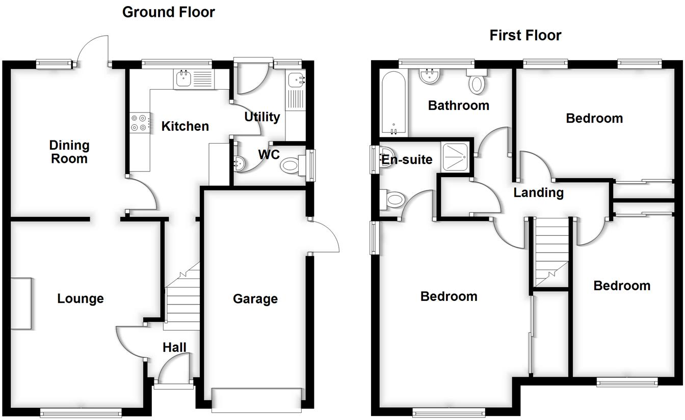 Sedgeford Drive, Off Portland Crescent, Shrewsbury floorplan