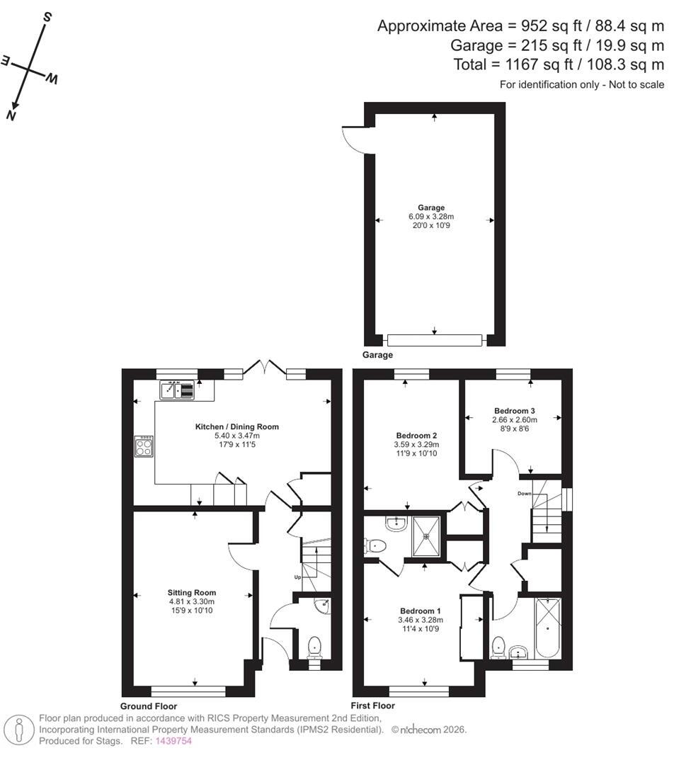 Bishops Way, Exeter floorplan