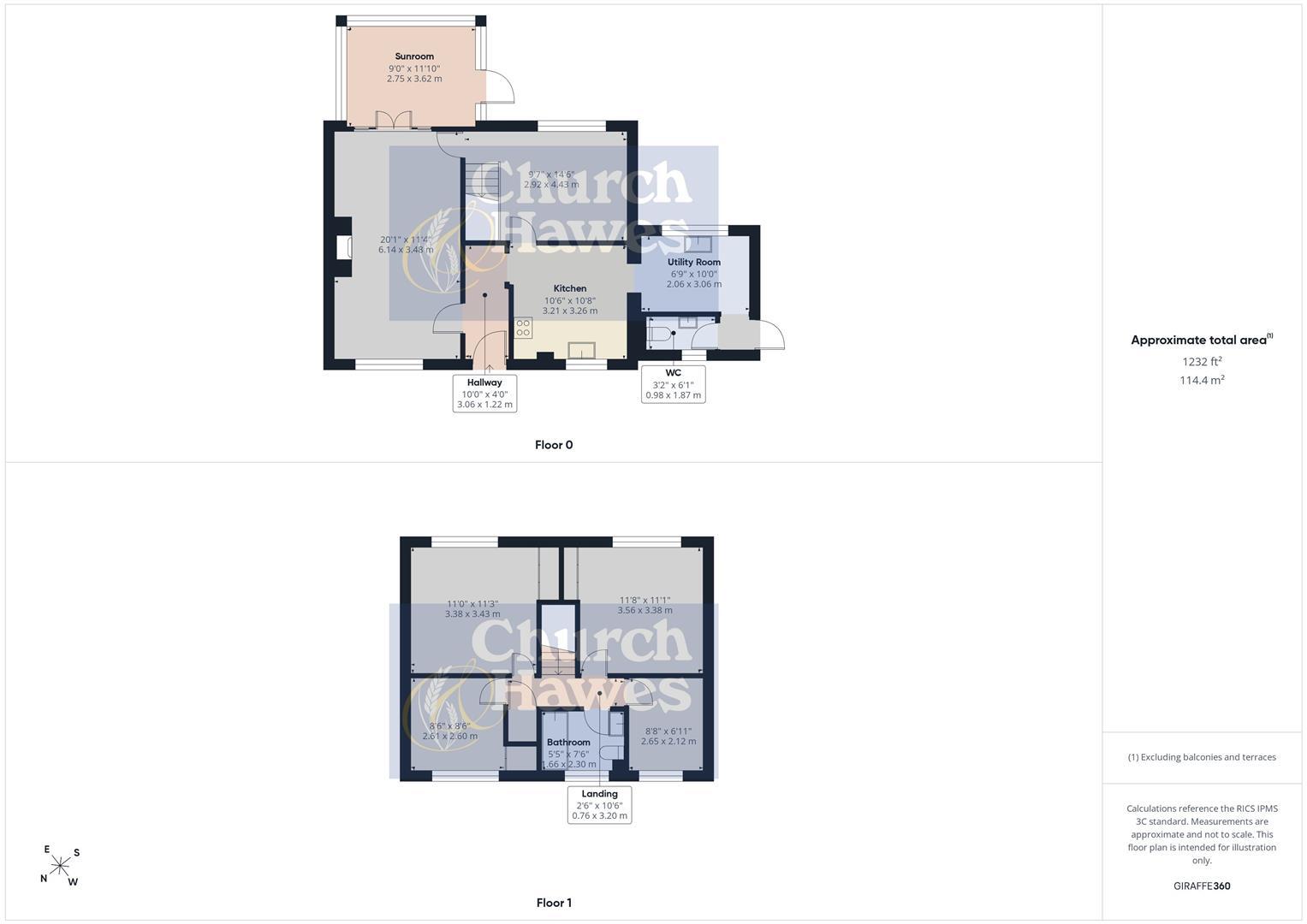 Brent Avenue, South Woodham Ferrers, Chelmsford floorplan
