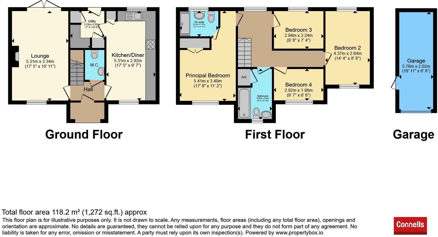 Lacey Close, Lutterworth floorplan