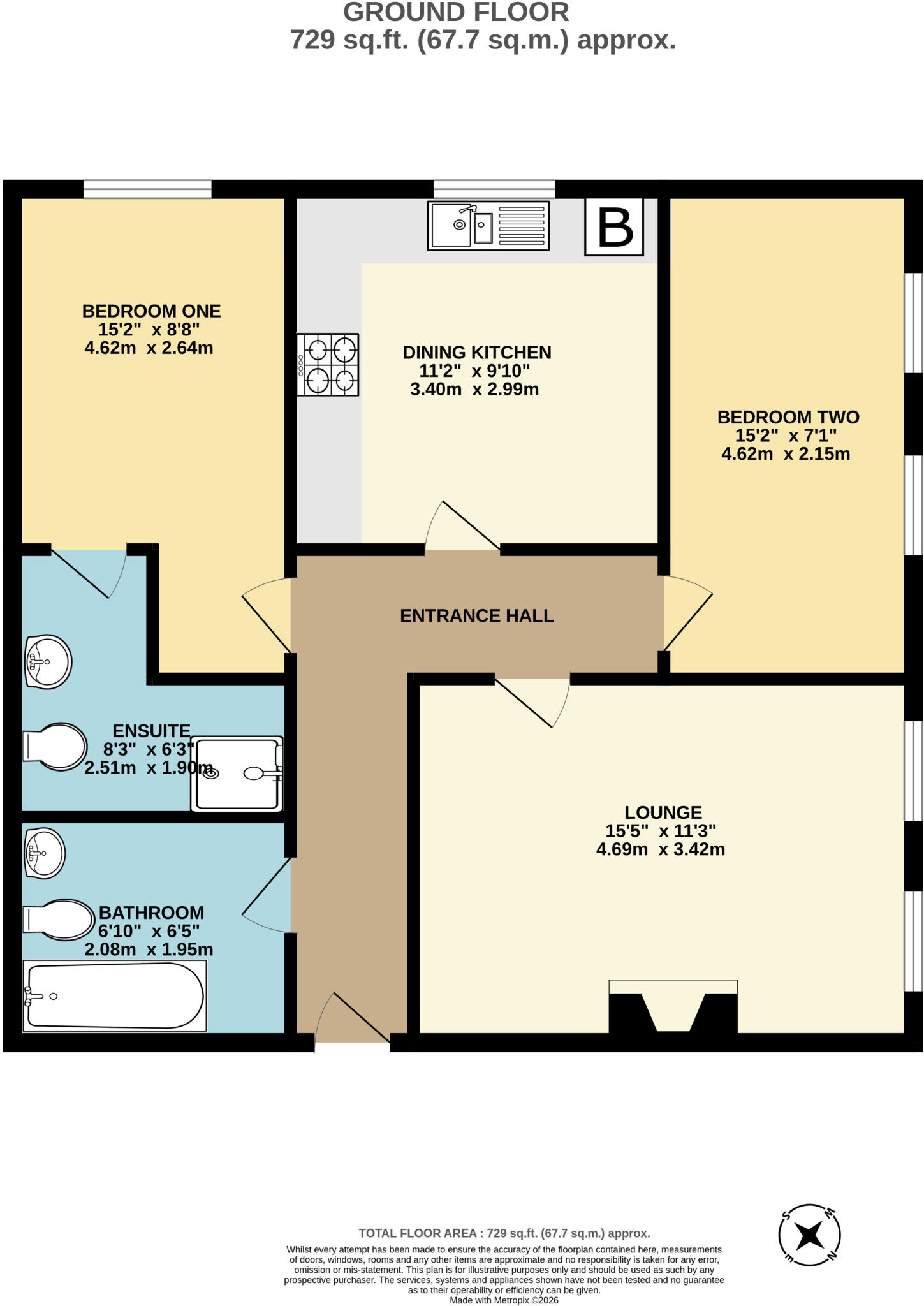 Parsonage Road, Withington, M20 floorplan