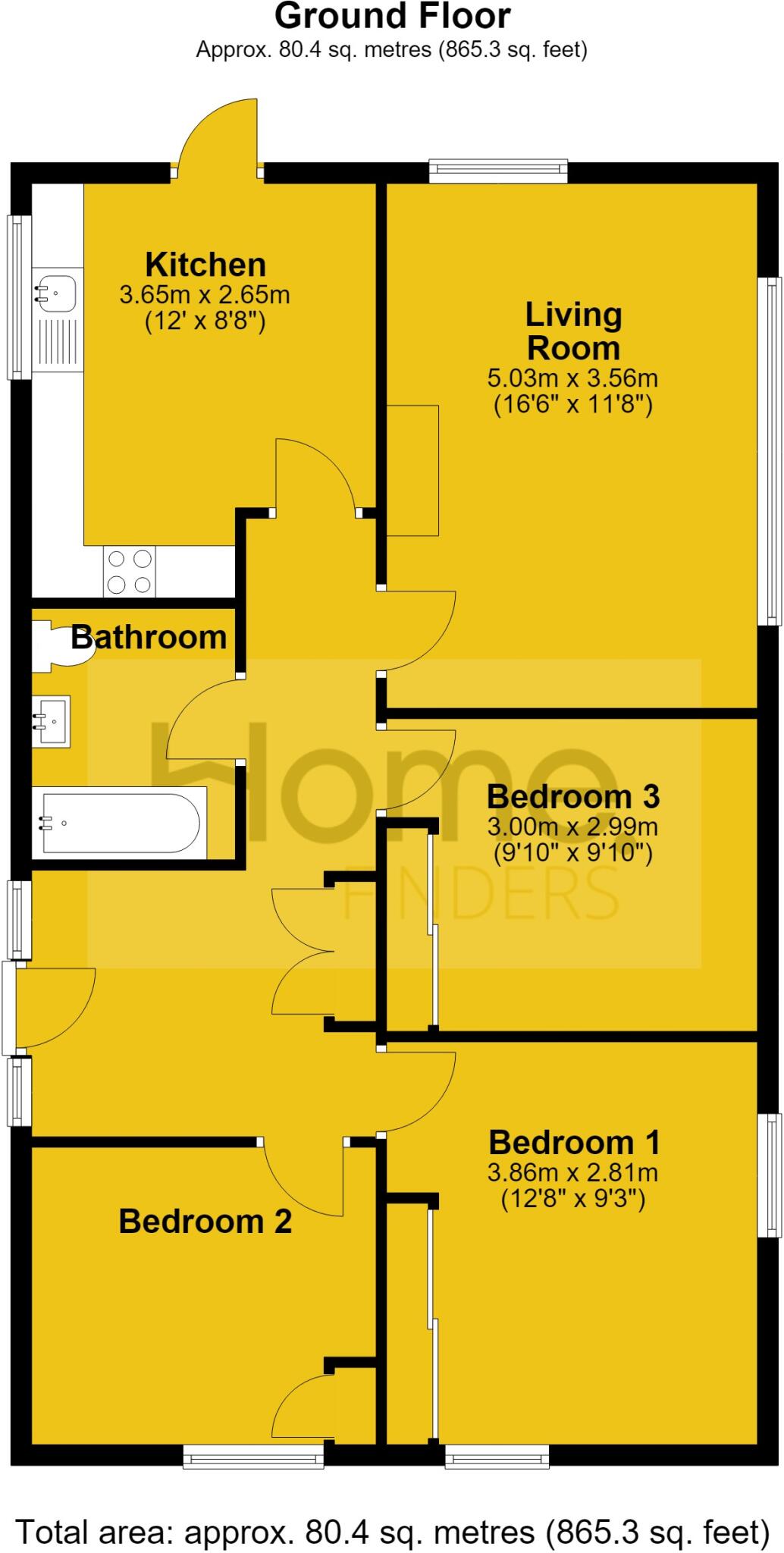 The Harriers, Covingham, Swindon, SN3 floorplan