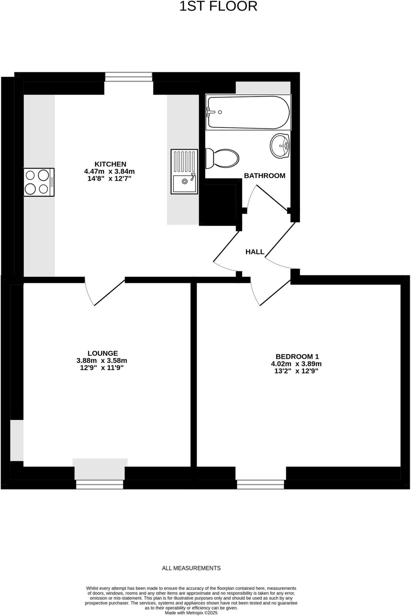 2d Park View, Maybole, KA19 7HR floorplan