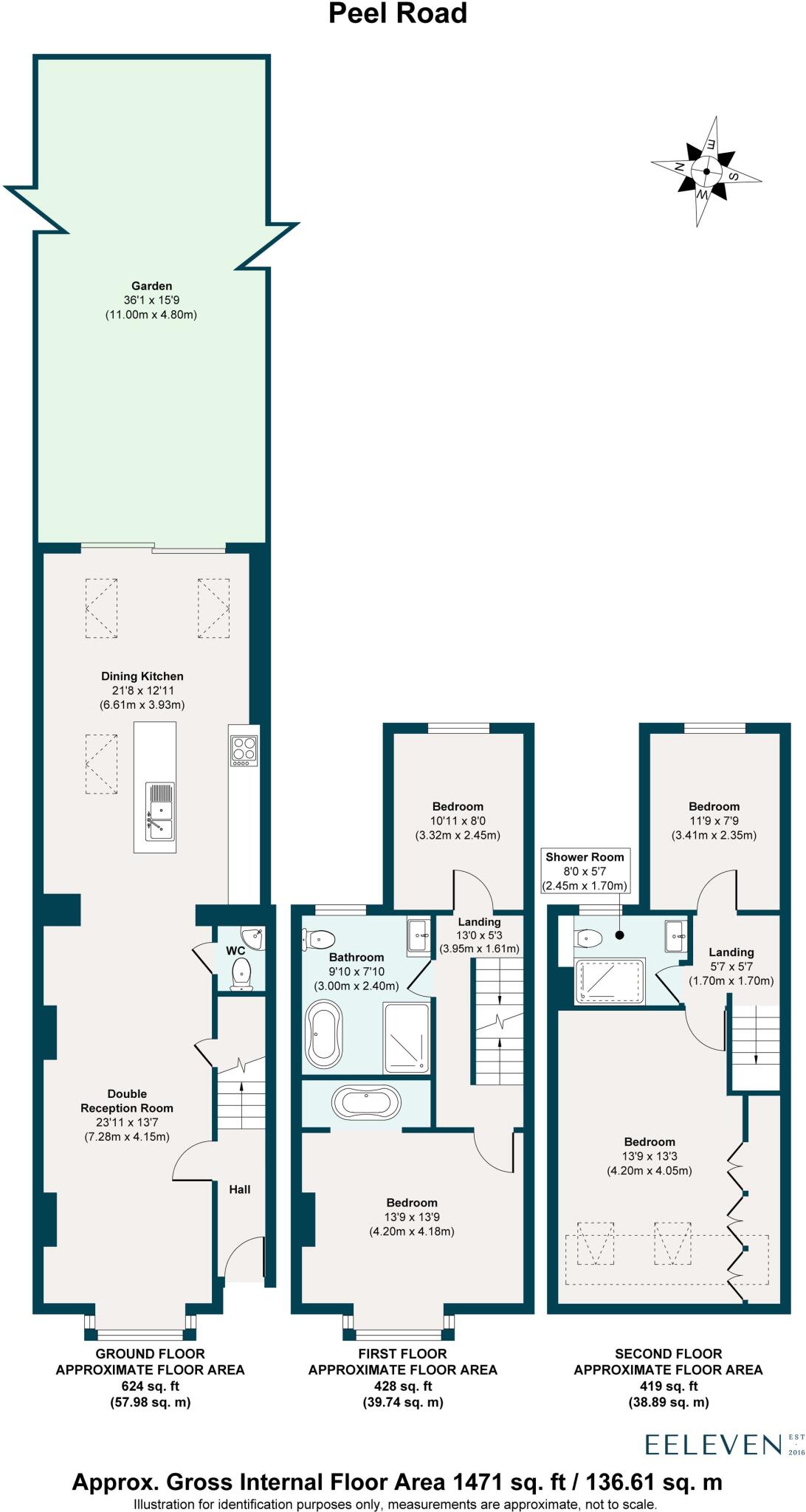 Peel Road, South Woodford, London, E18 floorplan
