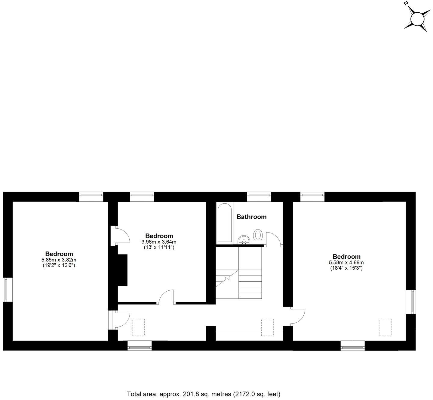 Greystead Rectory & Greystead Cottage, Tarset, Northumberland floorplan
