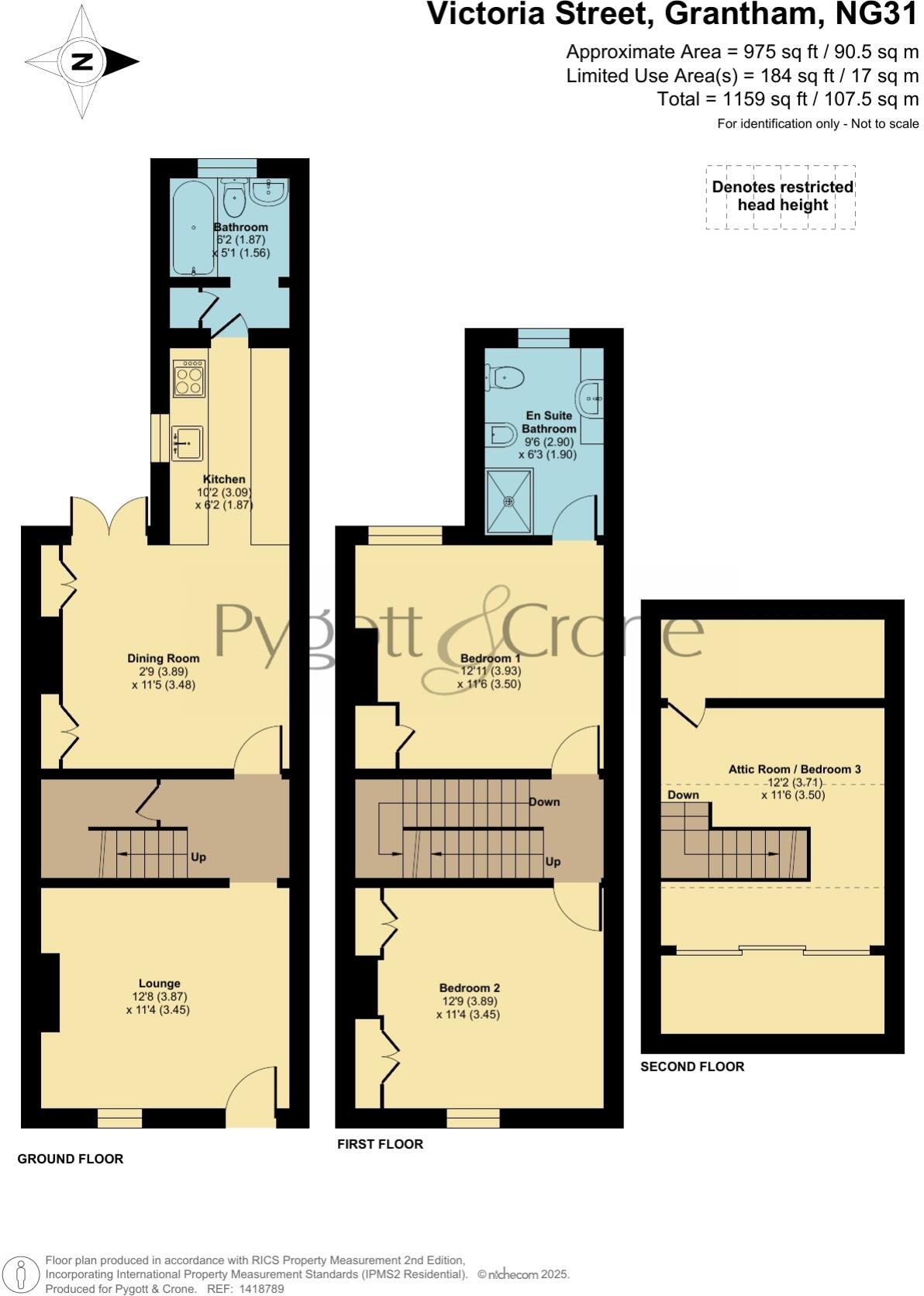 Victoria Street, Grantham, Lincolnshire, NG31 floorplan
