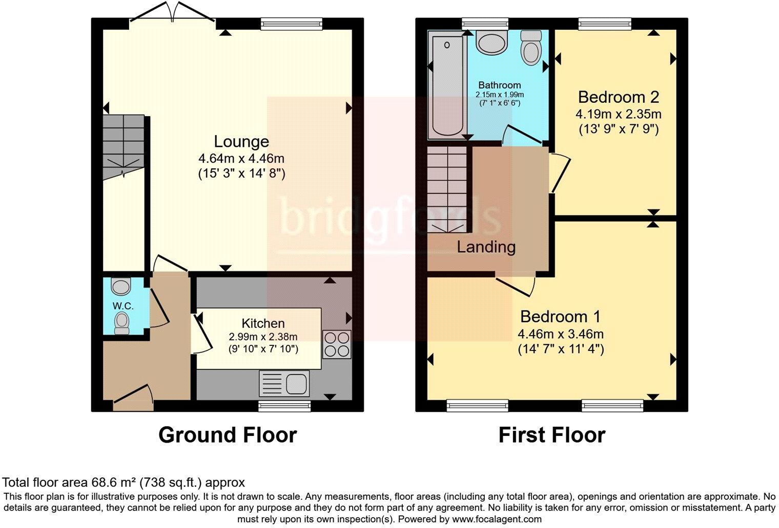 Littlelands, Bingley, West Yorkshire, BD16 floorplan