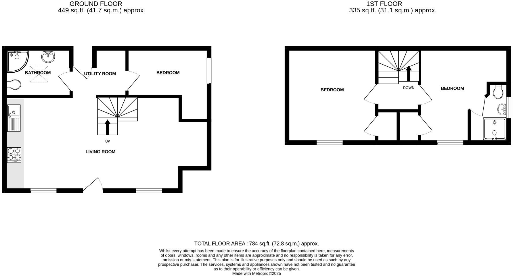 Porthallow, Cornwall floorplan