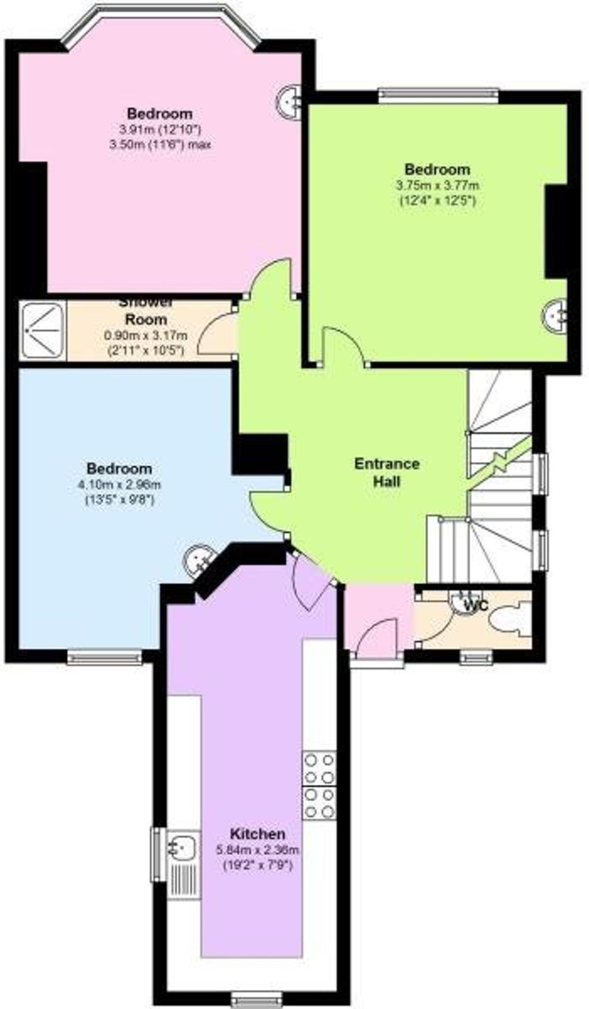 Barrack Lane, Nottingham, NG7 floorplan