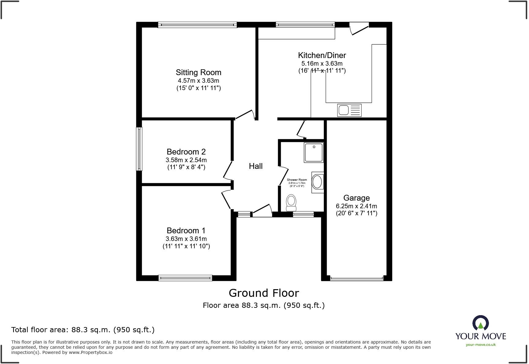 Verona Gardens, Gravesend, Kent, DA12 floorplan