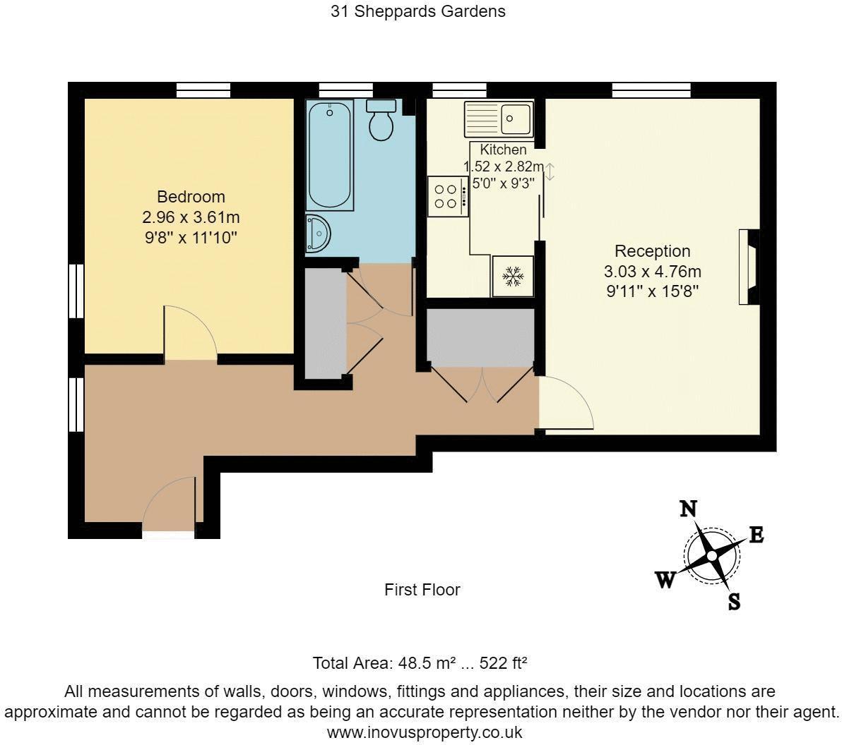 High Street, Bath floorplan