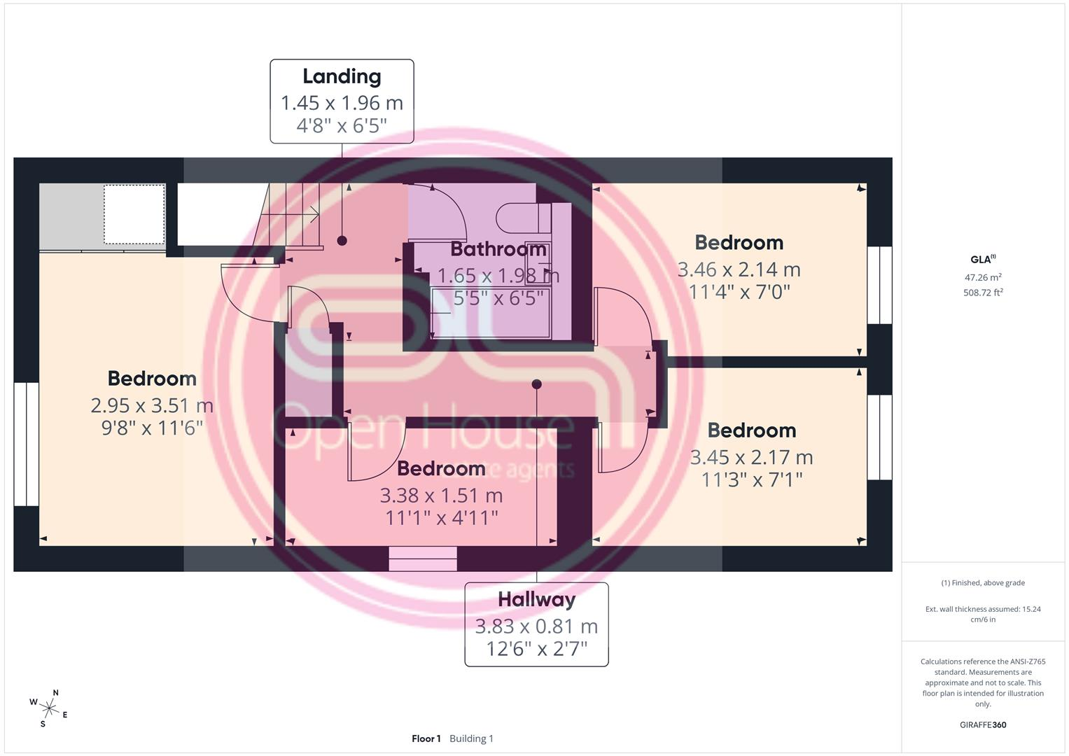 George Street, Church Gresley, Swadlincote floorplan