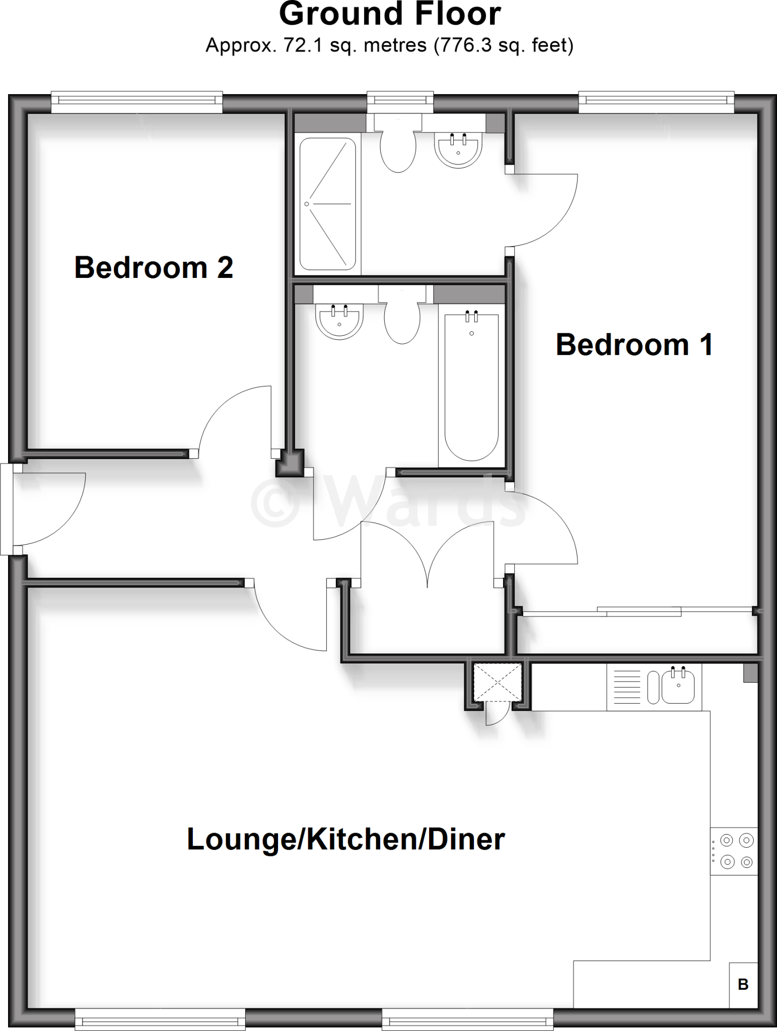 Three Fields Road, Tenterden, Kent floorplan