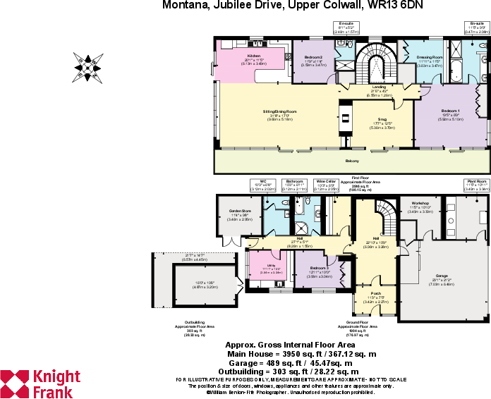 Montana, Jubilee Drive, Upper Colwall, Malvern, Worcestershire, WR13 floorplan