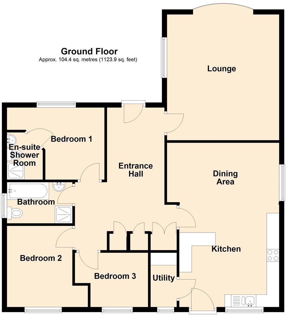 Ffordd Glyn, Coed-Y-Glyn, Wrexham floorplan