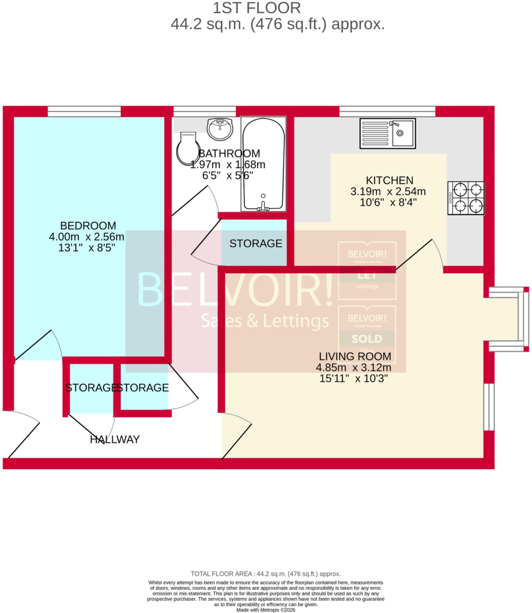 Oxford Street, Bilston, Wolverhampton, WV14 floorplan