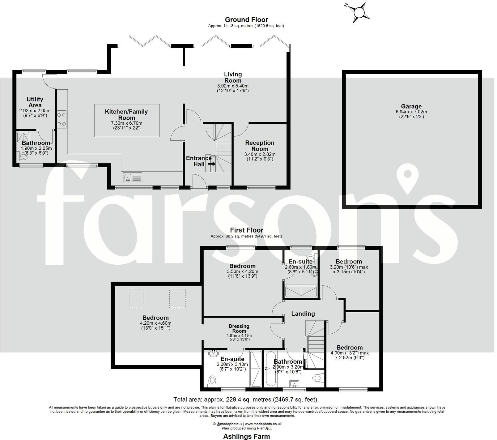 Ashlings Farm Lane, Blackmore, CM4 floorplan