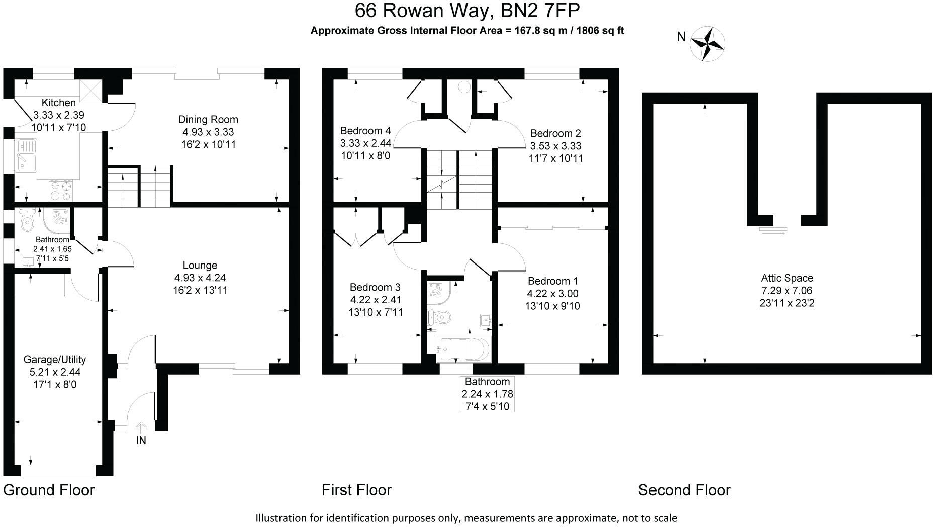 Rowan Way, Rottingdean Brighton, East Sussex, BN2 floorplan