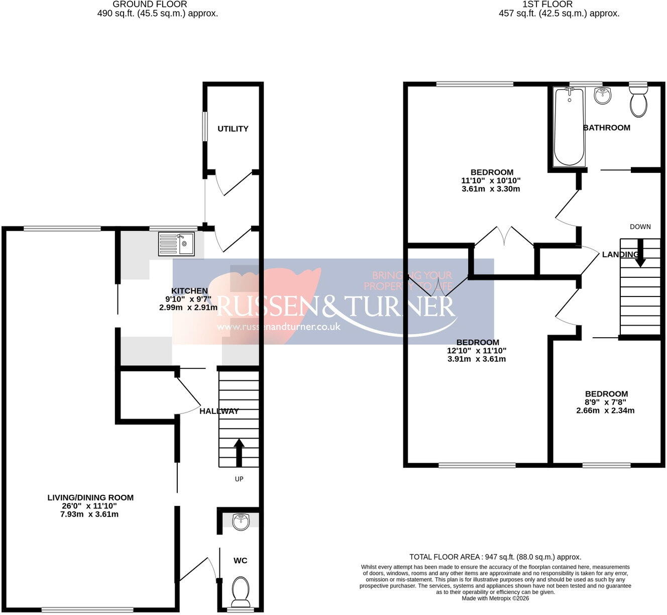 Shiregreen - An end of terrace house close to the Hospital floorplan