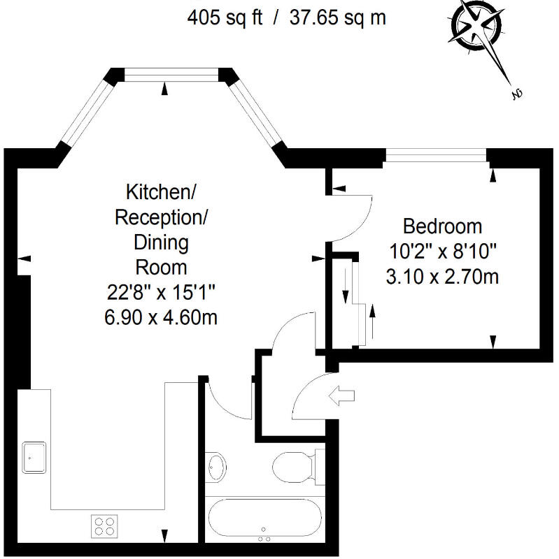 Mowbray Road, London, NW6 floorplan