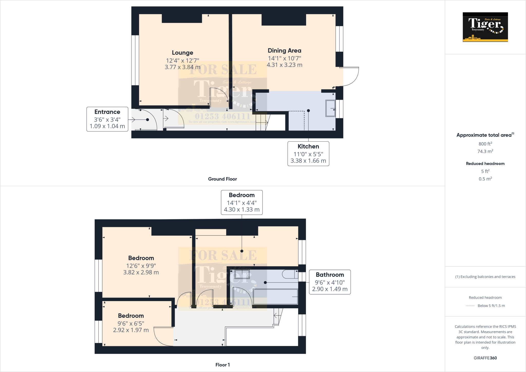 Westfield Road, Blackpool floorplan