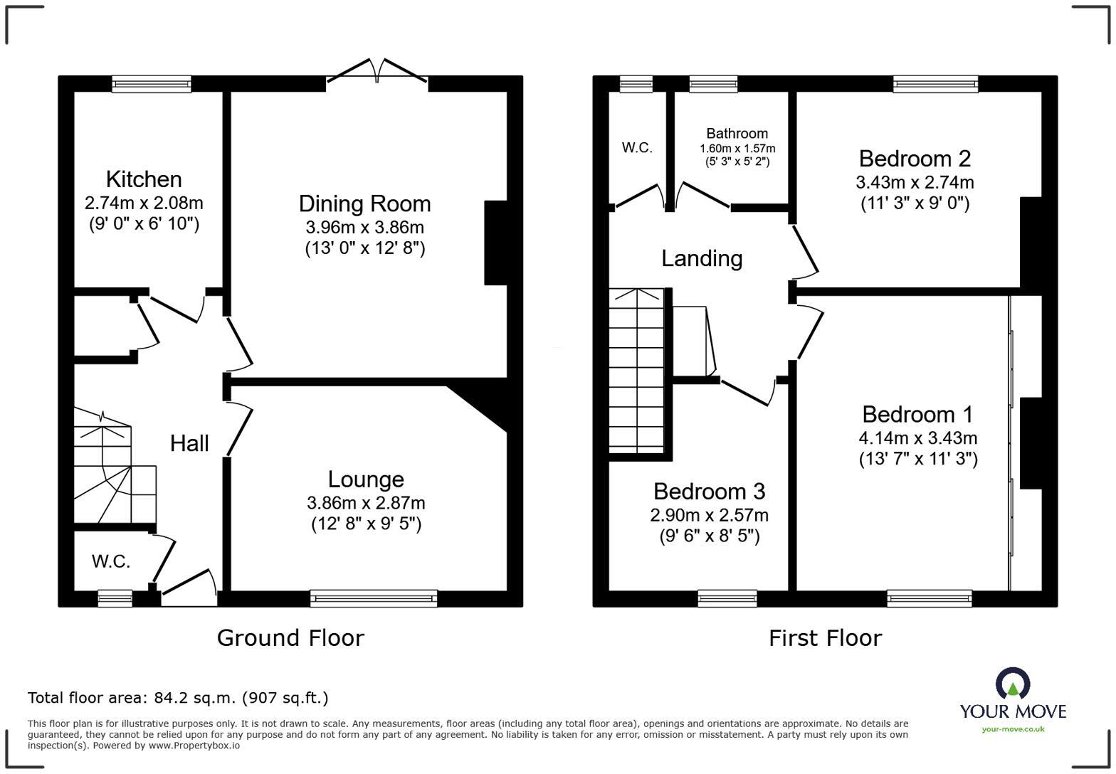 Pagitt Street, Chatham, Kent, ME4 floorplan