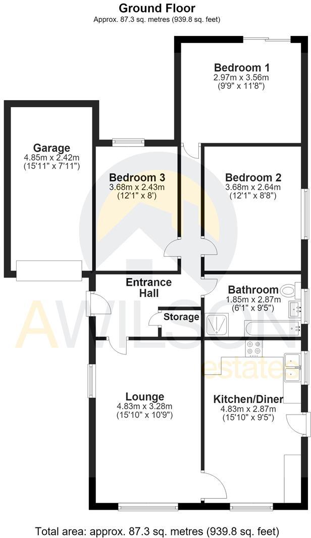 Maple Avenue, Stalybridge floorplan