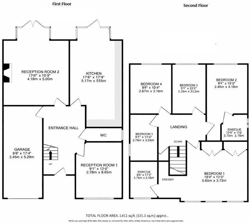 Balmoral Grove, Prenton, Merseyside, CH43 floorplan