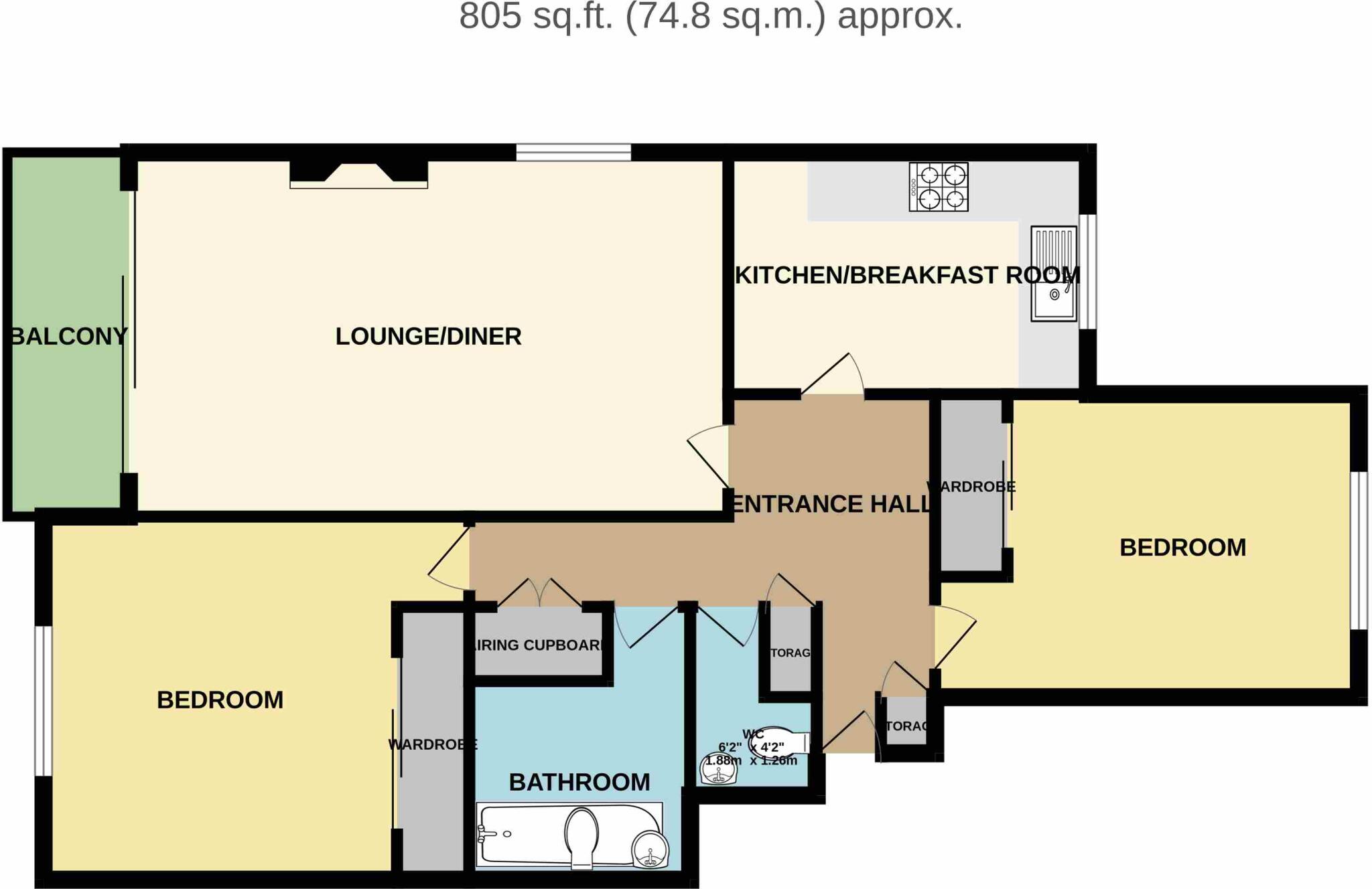 Farleigh, 32A Branksome Wood Road, Bournemouth, Dorset, BH4 floorplan