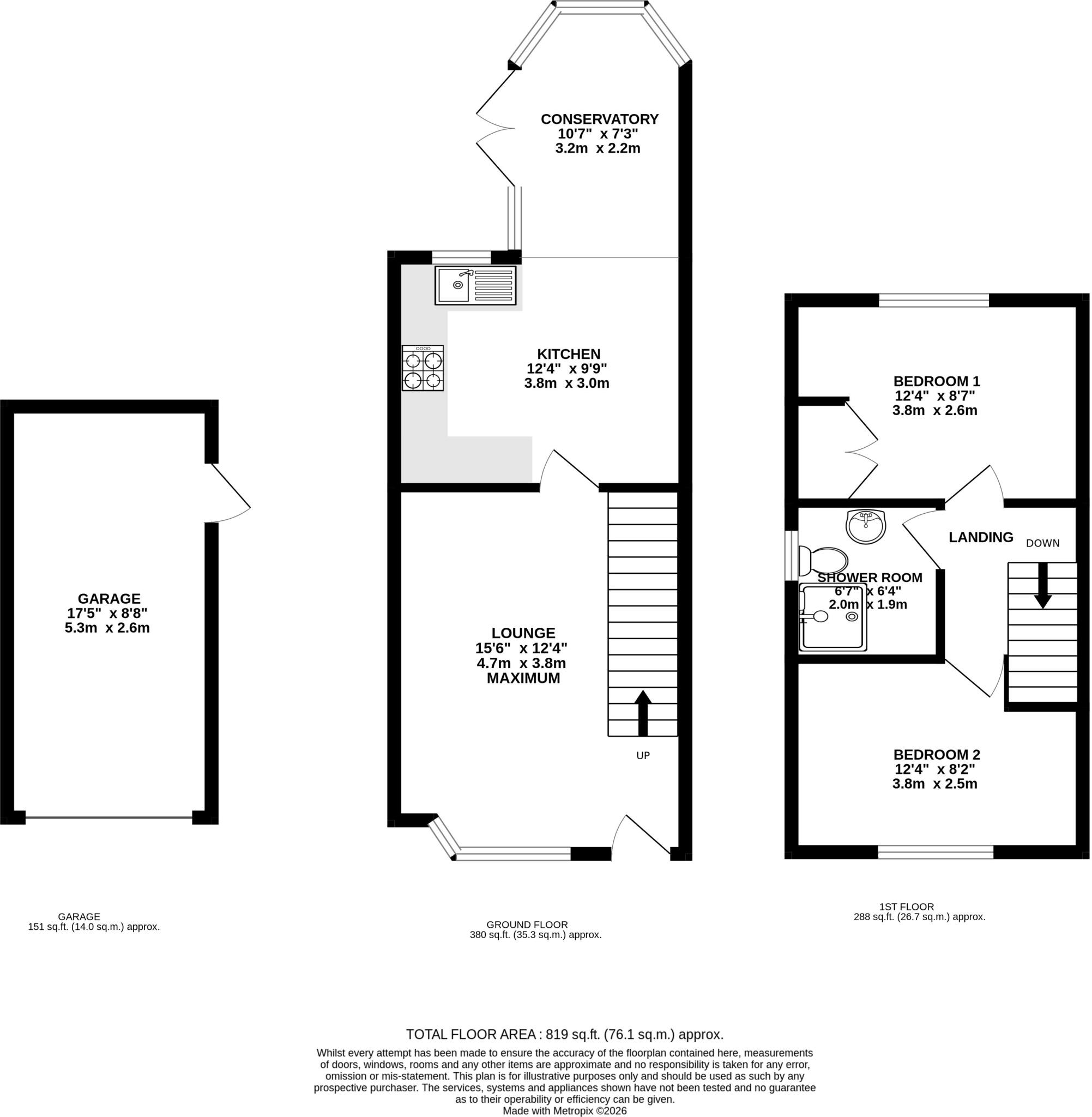 Wells Avenue, North Walsham, Norfolk floorplan