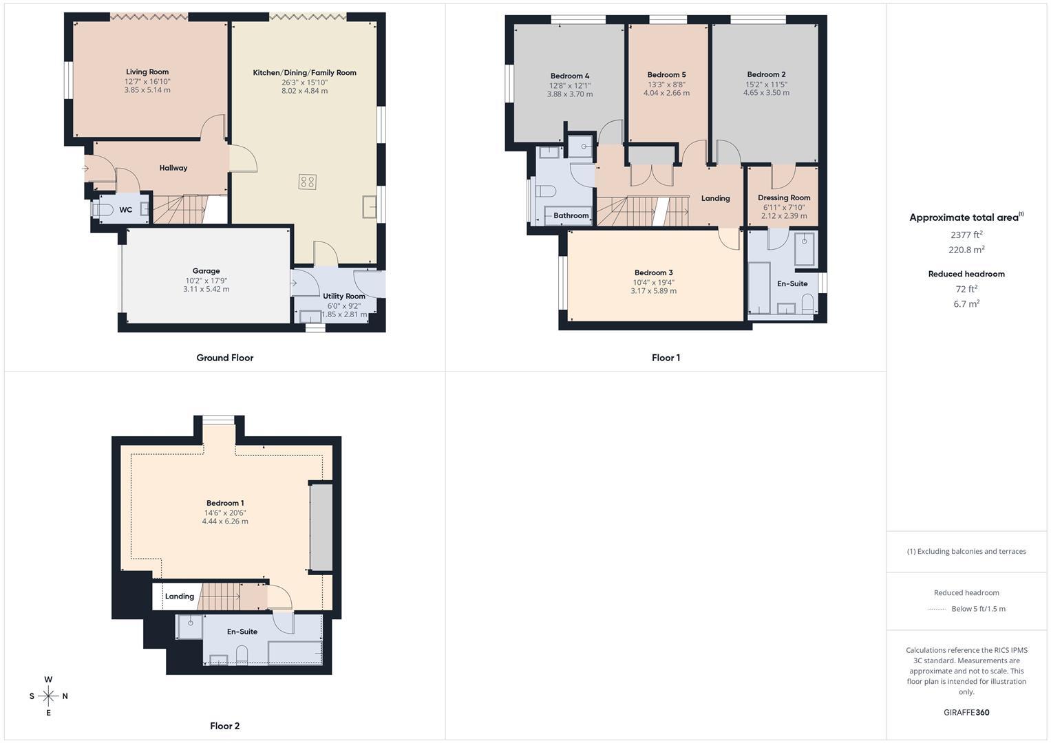 Astor Gardens, Horley, Surrey floorplan