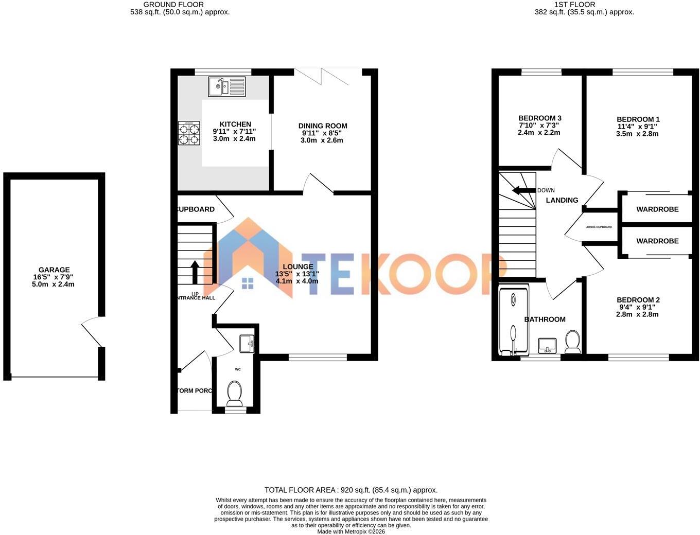 Howard Drive, Farnborough floorplan