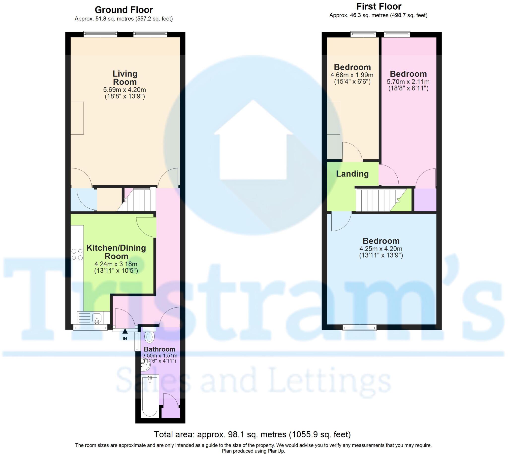 57A, Radford Road, Nottingham floorplan