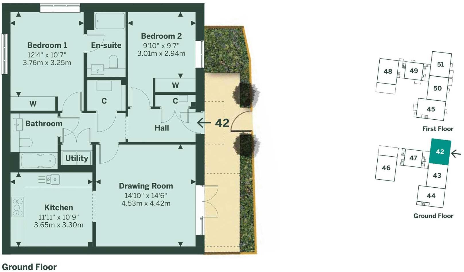 Castle Mews,
Hampdens Way, 
Watlington, 
Oxfordshire, 
OX49 5EE
 floorplan