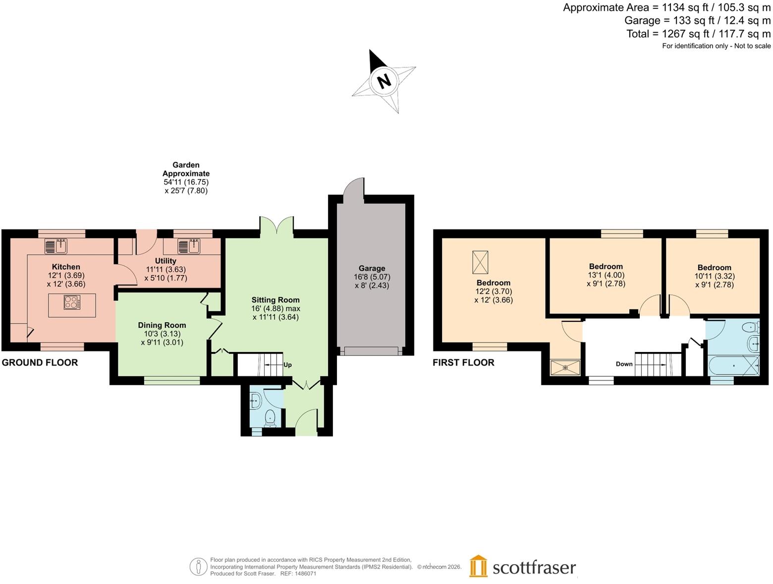 Schofield Avenue, Witney, Oxfordshire floorplan