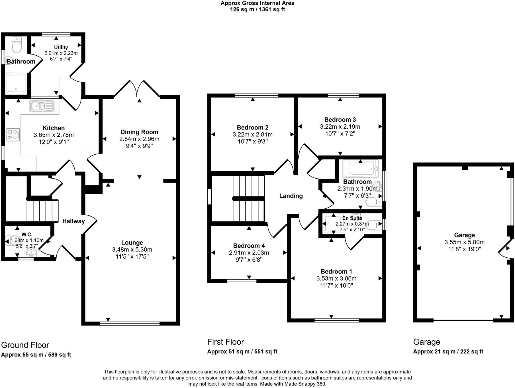 Kinmel Bay, Rhyl, Conwy, LL18 floorplan