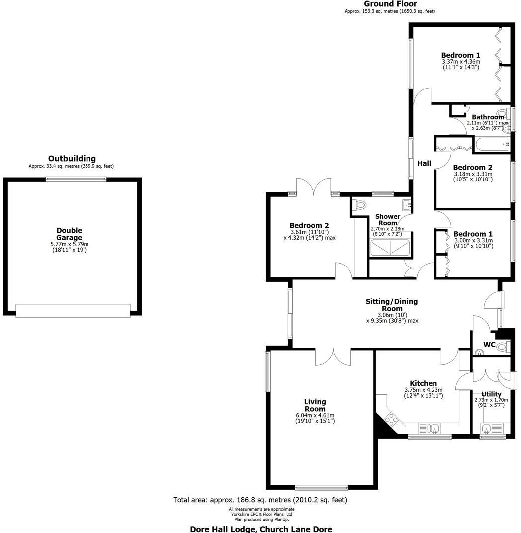 Dore Hall Lodge, Church Lane, Dore, S17 3GS floorplan