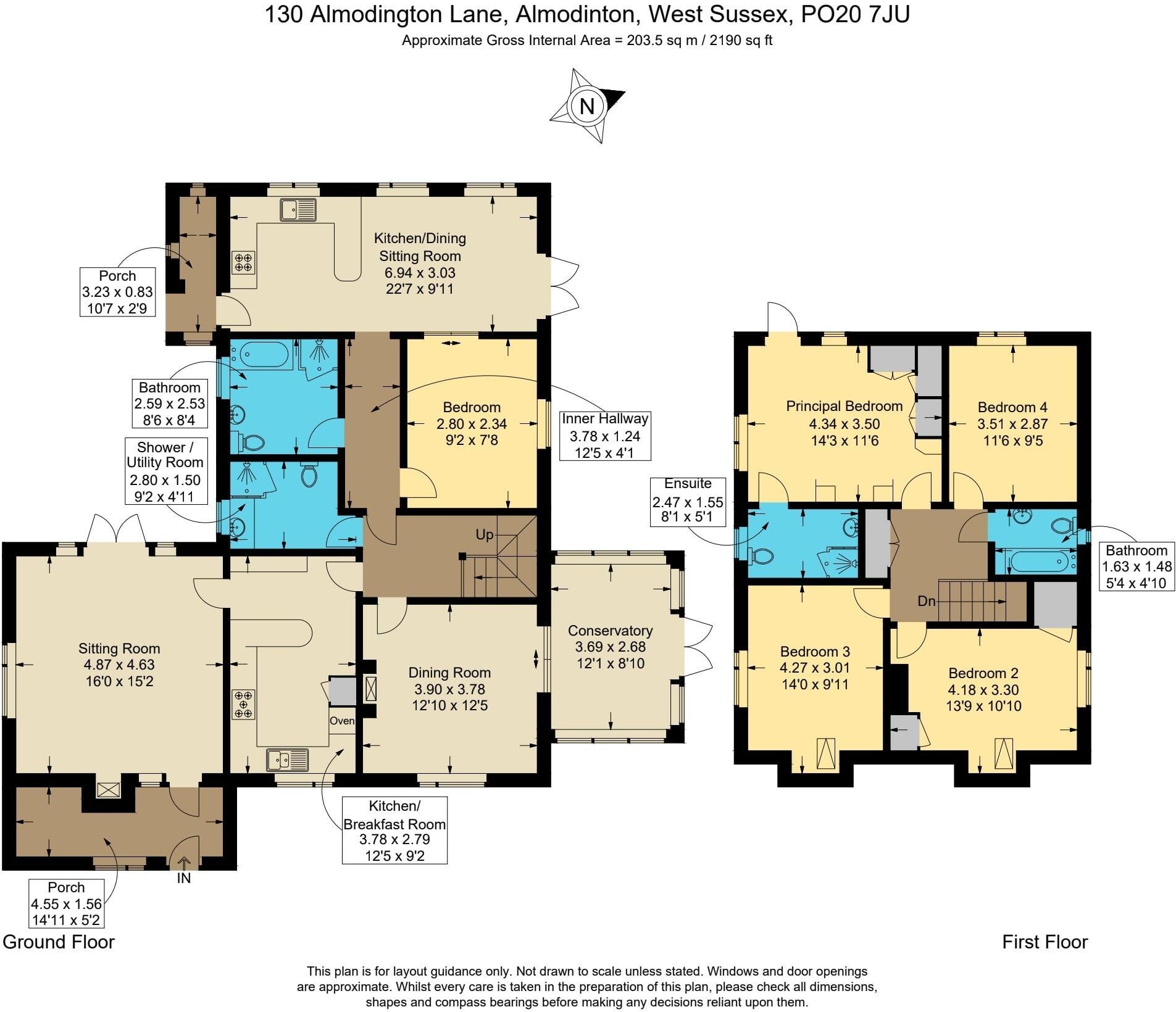 Almodington, Chichester nr. coast floorplan