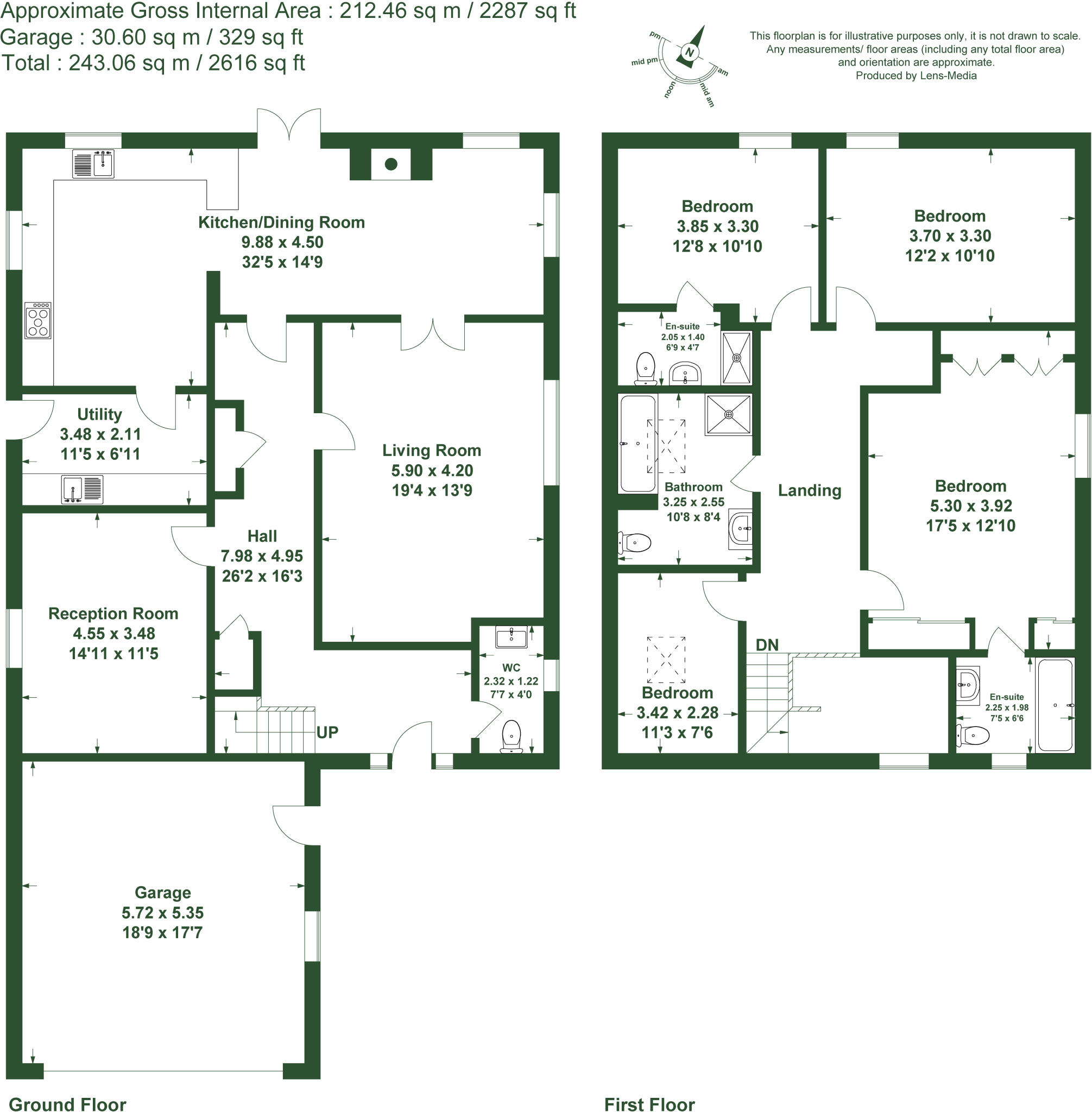Huntsman Chase, Treales Road, Treales, Preston floorplan