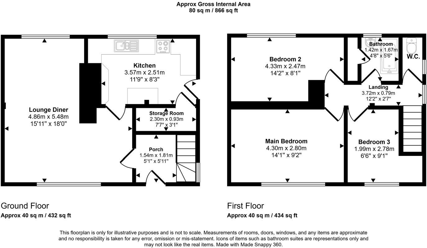 6 Essex Drive, Stoke-on-Trent, ST7 1HE floorplan