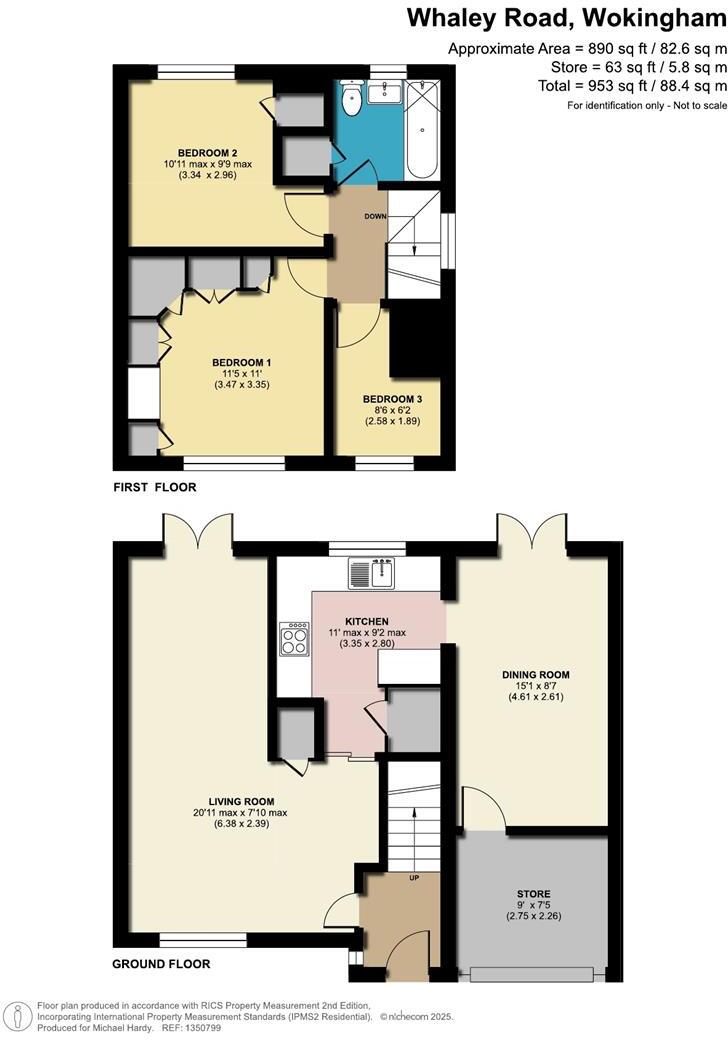 Whaley Road, Wokingham, Berkshire, RG40 1QA floorplan