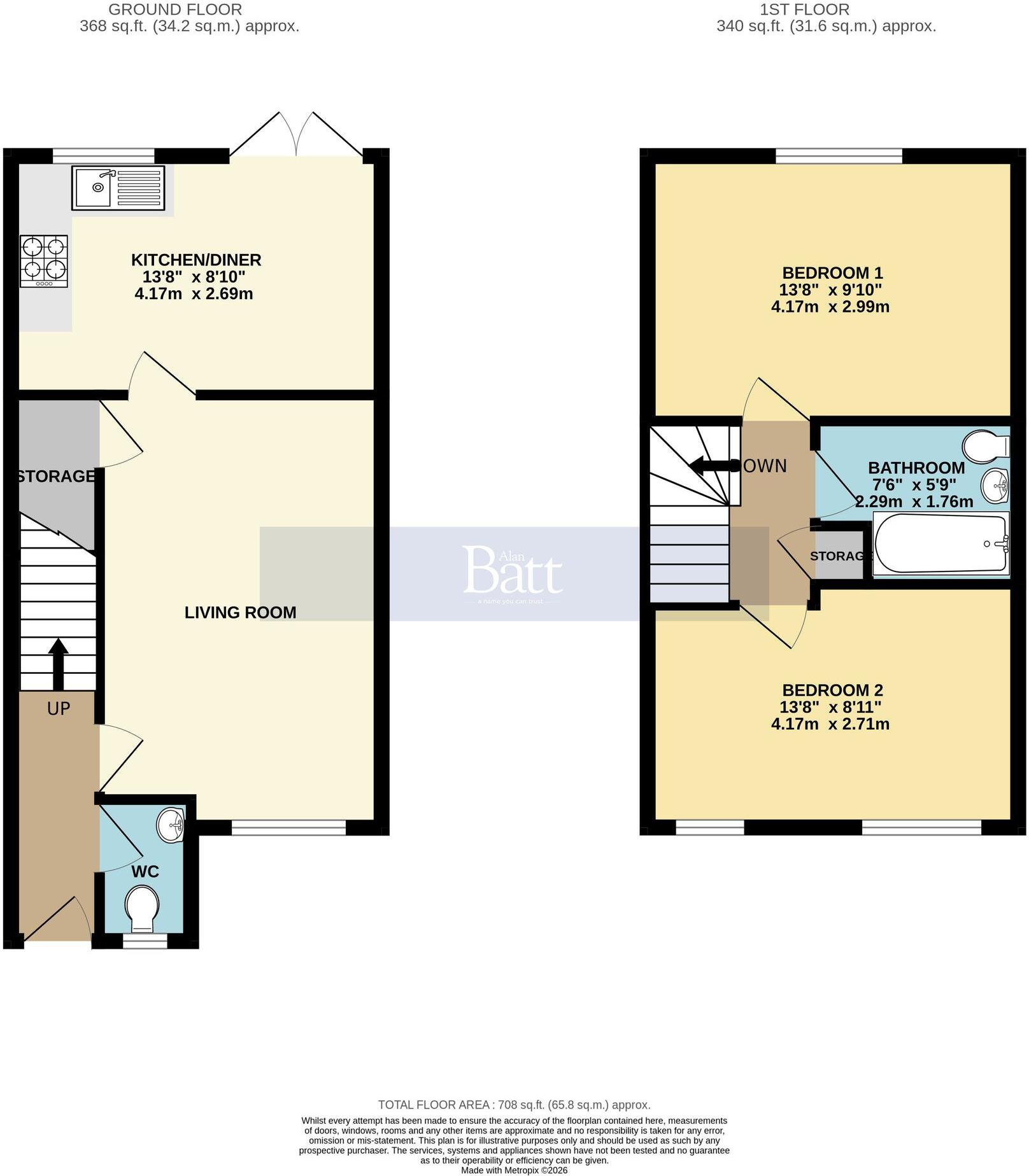 Orwell Close, Standish Lower Ground, WN6 floorplan