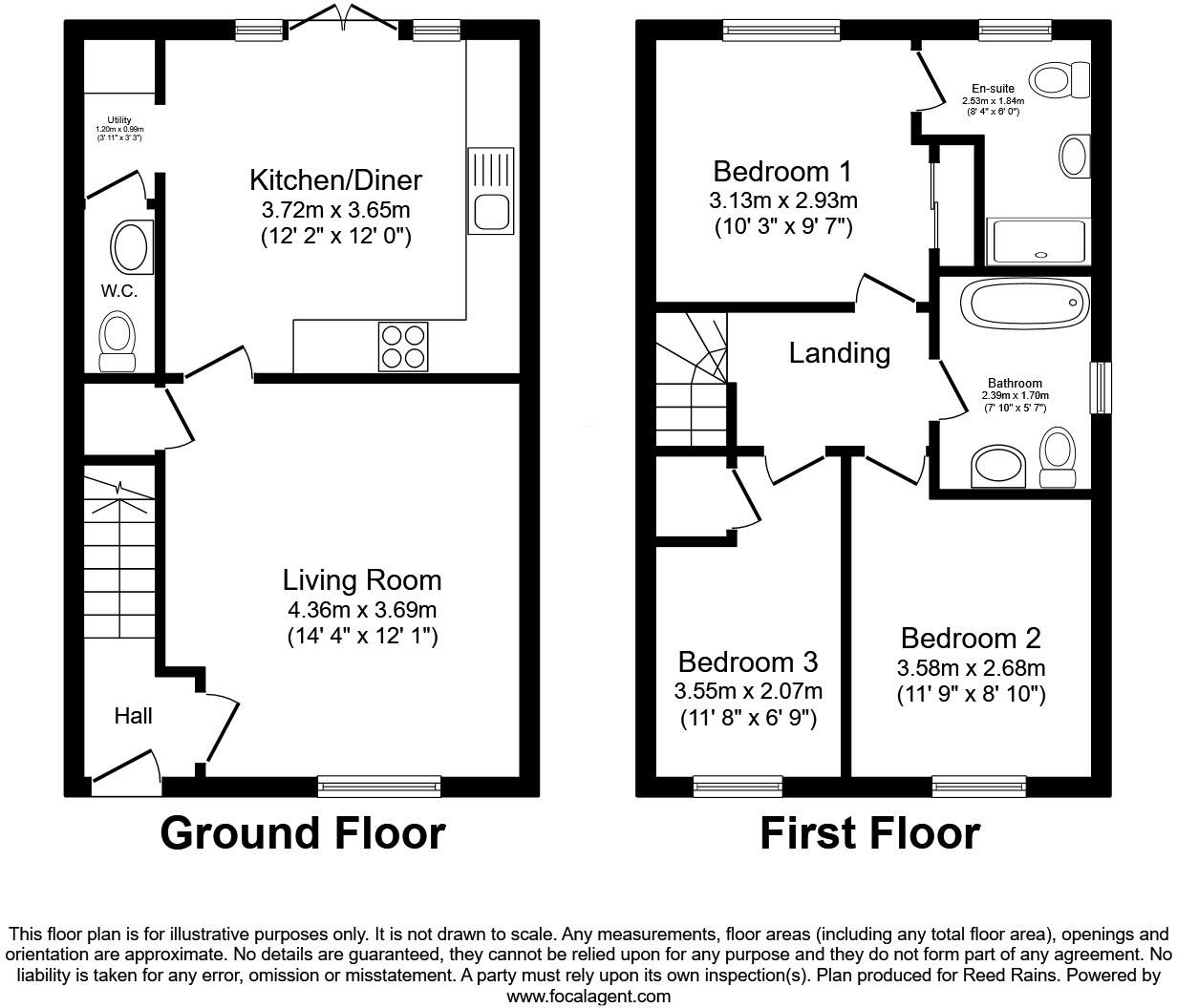 Fieldfare Close, Congleton, Cheshire, CW12 floorplan