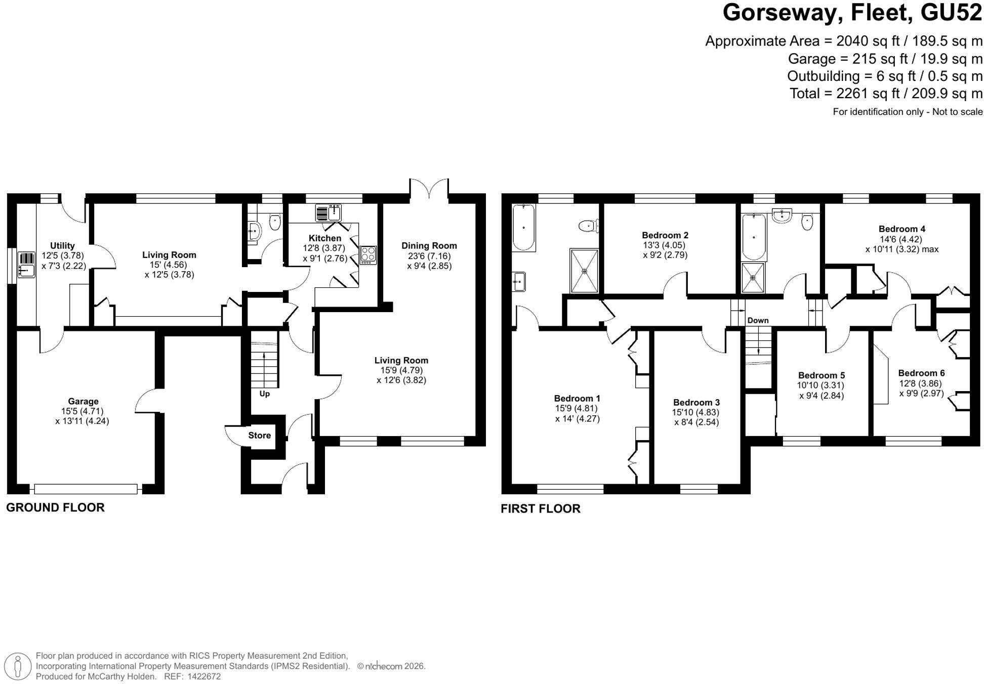 Gorseway, Fleet, GU52 floorplan