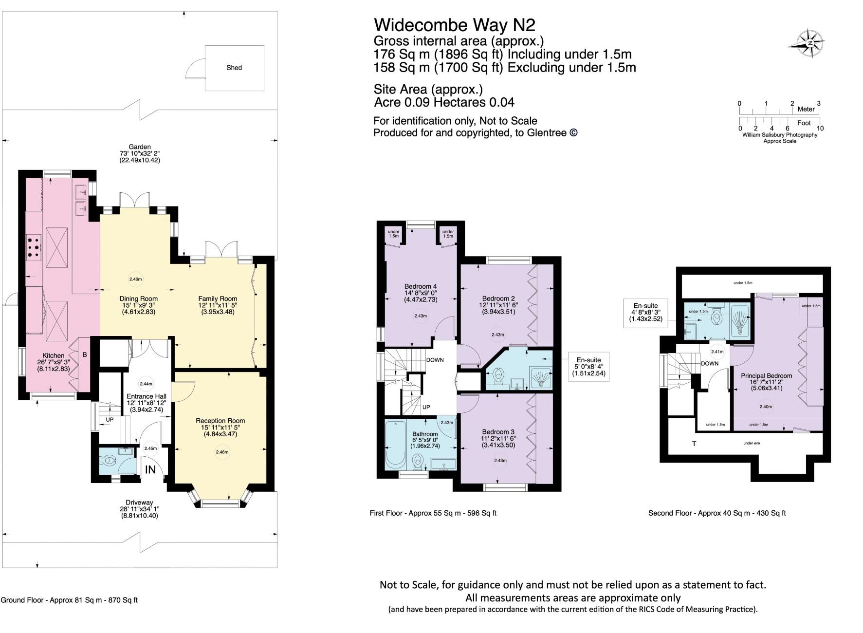 Widecombe Way, London, N2 floorplan