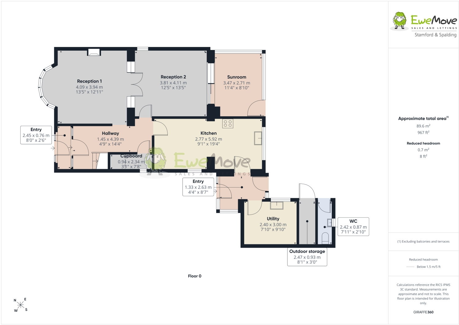 High Road, Weston, Spalding, Lincolnshire, PE12 floorplan