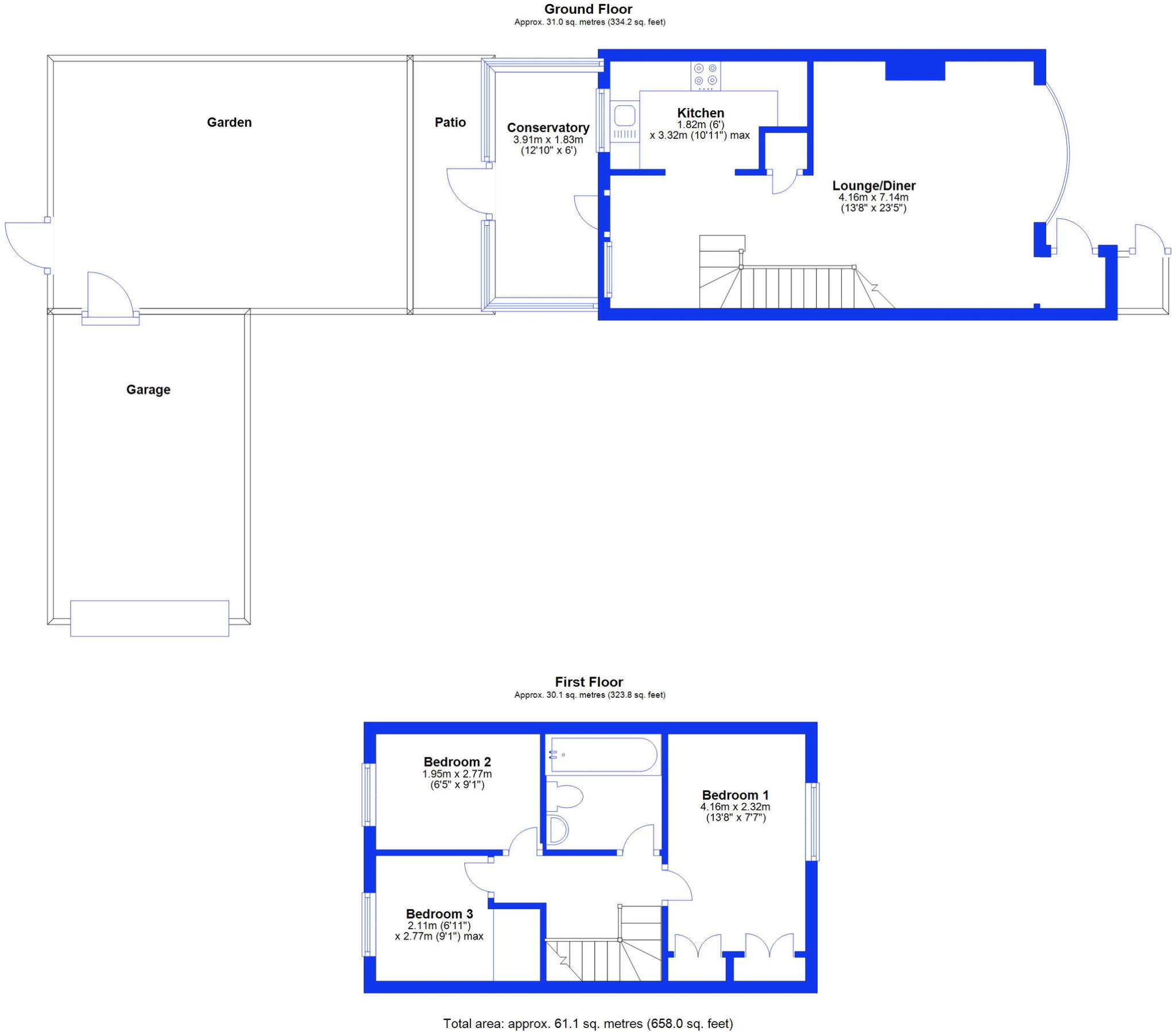 Laurel Close, Mepal, Ely, Cambridgeshire floorplan