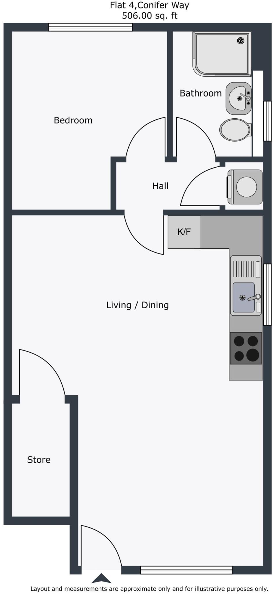 4 Conifer Way Sudbury Avenue floorplan