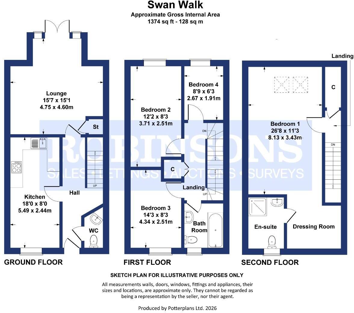 Swan Walk, Spennymoor floorplan